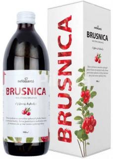 Brusnica 100 % šťava 500ml