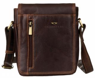 Pánská kožená crossbody taška (GT176)