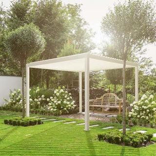 Pergola biela 300x300cm