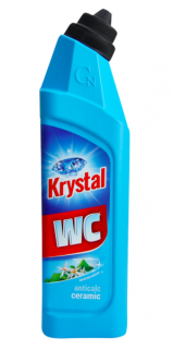 KRYSTAL WC čistič na keramiku, modrý 750 ml, 1ks