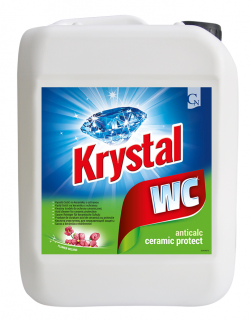 KRYSTAL WC čistič na keramiku s ochranou, zelený 5l, 1ks