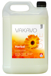 Tekuté mydlo VAKAVO Herbal 5L, 1ks