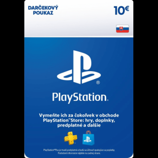 PlayStation Store kredit 10€ (digitálny kód)