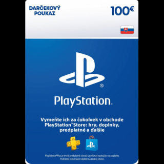 PlayStation Store kredit 100€ (digitálny kód)