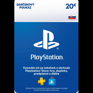 PlayStation Store kredit 20€ (digitálny kód)