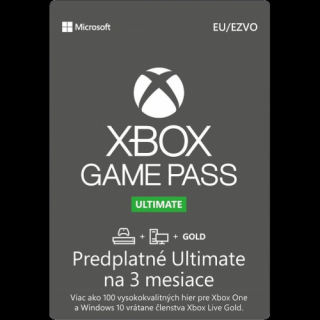 Xbox Game Pass Ultimate 3 mesiace