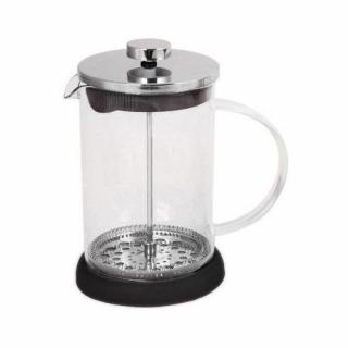 French press 600 ml čierna nerezová oceľ