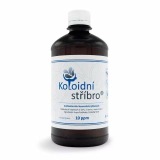 Koloidní stříbro s.r.o. KOLOIDNÉ STRIEBRO 20 ppm 500 ML