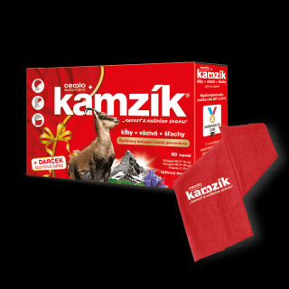 Cemio Kamzík, 60 kapsúl  + darček