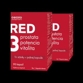 Cemio RED3, 2x 90 kapsúl - výhodné dvojbalenie