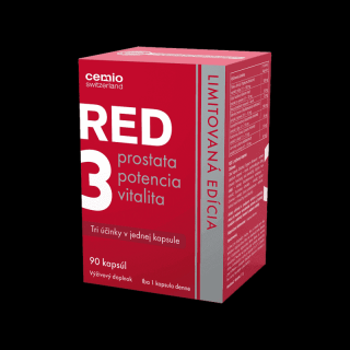 Cemio RED3, 90 kapsúl - limitovaná edícia