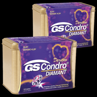 GS Condro Diamant, 2 x 120 tabliet ( 240 ks ) - darček 2019