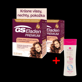 GS Eladen PREMIUM, 2 x 90 kapsúl (180ks) + telové mlieko