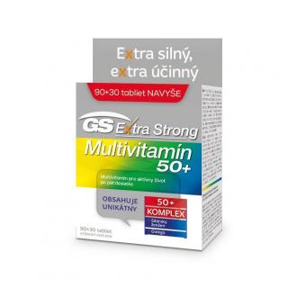 GS Extra Strong Multivitamín 50+, 90+30 tabliet (120 ks)