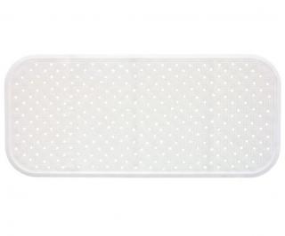 Protišmyková podložka do vane 76x34 cm biela (Prírodný kaučuk bez PVC)