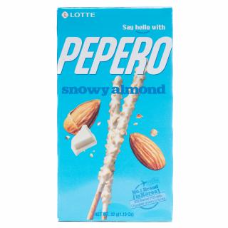 LOTTE Tyčinky Pepero mandľové s bielou čokoládou 32g