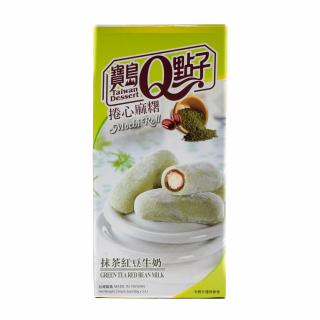 Taiwan Dessert Koláčiky ryžové Mochi zel. čaj a červená fazuľa 150g