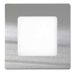 Ecolite zapustený LED panel 12x12cm,6W,2700K,IP20, chróm (LED-WSQ-6W/27/CHR)