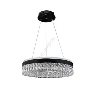 LED luxusné závesné krištáľové svietidlo s diaľkovým ovládačom 90W - TA2300/B (TA2300/B)