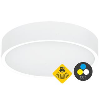 LED senzorové CCT stropné prisadené svietidlo 15W biele (WMAT300/HF-15W/BI)