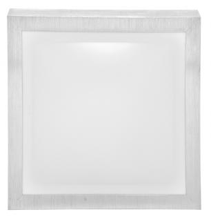 LED svietidlo 11W, 27x27 cm, IP44, 1100 Lm, brúsený hliník (WD002-11W/LED)