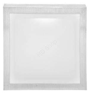 LED svietidlo 22W, 37x37 cm, IP44, 2100 Lm, brúsený hliník (WD002-22W/LED)