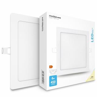 Modee LED zapustený štvorcový panel 6W (ML-LPSB4000K6WA)