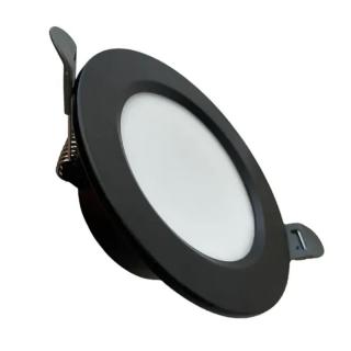 NEDES zapustený LED panel kruh 7,5W / 4000K / čierny (LDL321B)