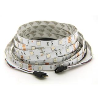 RGB LED PÁS SMD5050 12V/DC 14,4W/m 60pcs/m IP20 (99LED676)