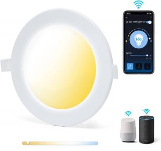 SMART LED SLIM DOWN LIGHT 12W WIFI CCT）(3000K-6500K) (AS-202149)