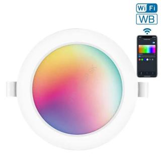 SMART LED SLIM DOWN LIGHT 15W WIFI RGB+CCT）(3000K-6500K) (AS-290931)