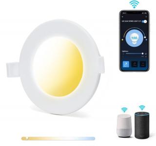 SMART LED SLIM DOWN LIGHT 6W WIFI CCT (3000K-6500K) (AS-202132)