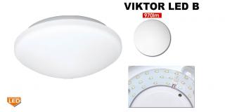 VIKTOR LED B - LED svietidlo, biele, IP44, max.18W, 970 lm, 3000 K (W131/LED/B-3000)