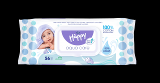 Bella Happy Baby čistiace obrúsky Aqua care (56 ks)