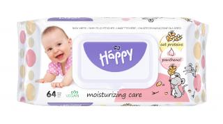 Bella Happy Baby čistiace obrúsky s ovsenými proteínmi a pantenolom (64 ks)