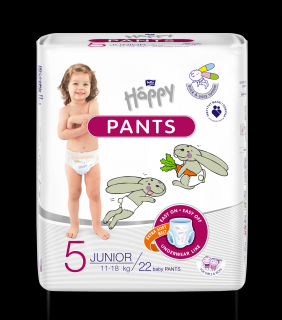 Bella Happy Pants Detské plienkové nohavičky Junior veľ. 5 (22 ks)