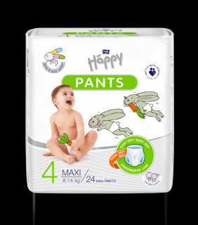 Bella Happy Pants Detské plienkové nohavičky Maxi veľ. 4 (24 ks)