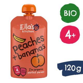 Ellas Kitchen BIO Banán s broskyňou (120 g)