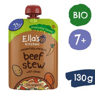 Ellas Kitchen BIO Dusené hovädzie mäso so zemiakmi (130 g)