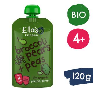 Ellas Kitchen BIO Hruška, hrášok a brokolica (120 g)