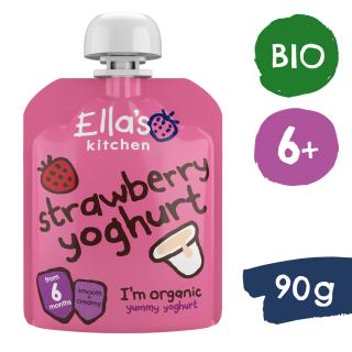 Ellas Kitchen BIO Jahody s jogurtom (90 g)