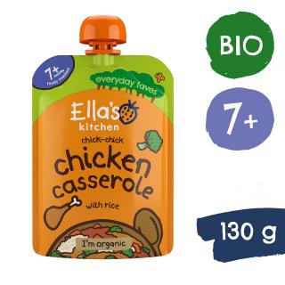 Ellas Kitchen BIO Kurací nákyp s ryžou (130 g)