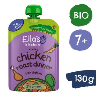 Ellas Kitchen BIO Pečené kura s plnkou (130 g)