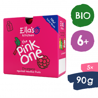 Ellas Kitchen BIO PINK ONE ovocné smoothie s rebarborou (5x90 g)