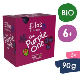 Ellas Kitchen BIO PURPLE ONE ovocné pyré s čiernymi ríbezľami (5x90 g)