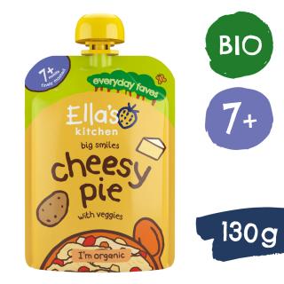 Ellas Kitchen BIO Syrový koláč so zeleninou (130 g)