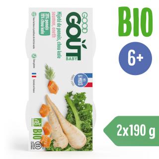 Good Gout BIO Losos s kelom a paštrnákom (2x190 g)