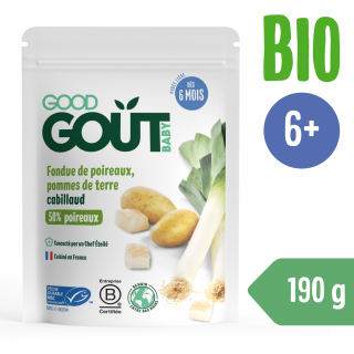 Good Gout Good Bout BIO Pór so zemiakmi a treskou (190 g)