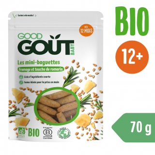 Good Gout Mini bagetky s rozmarínom a syrom (70 g)