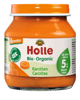 Holle BIO 100% mrkva (125 g)